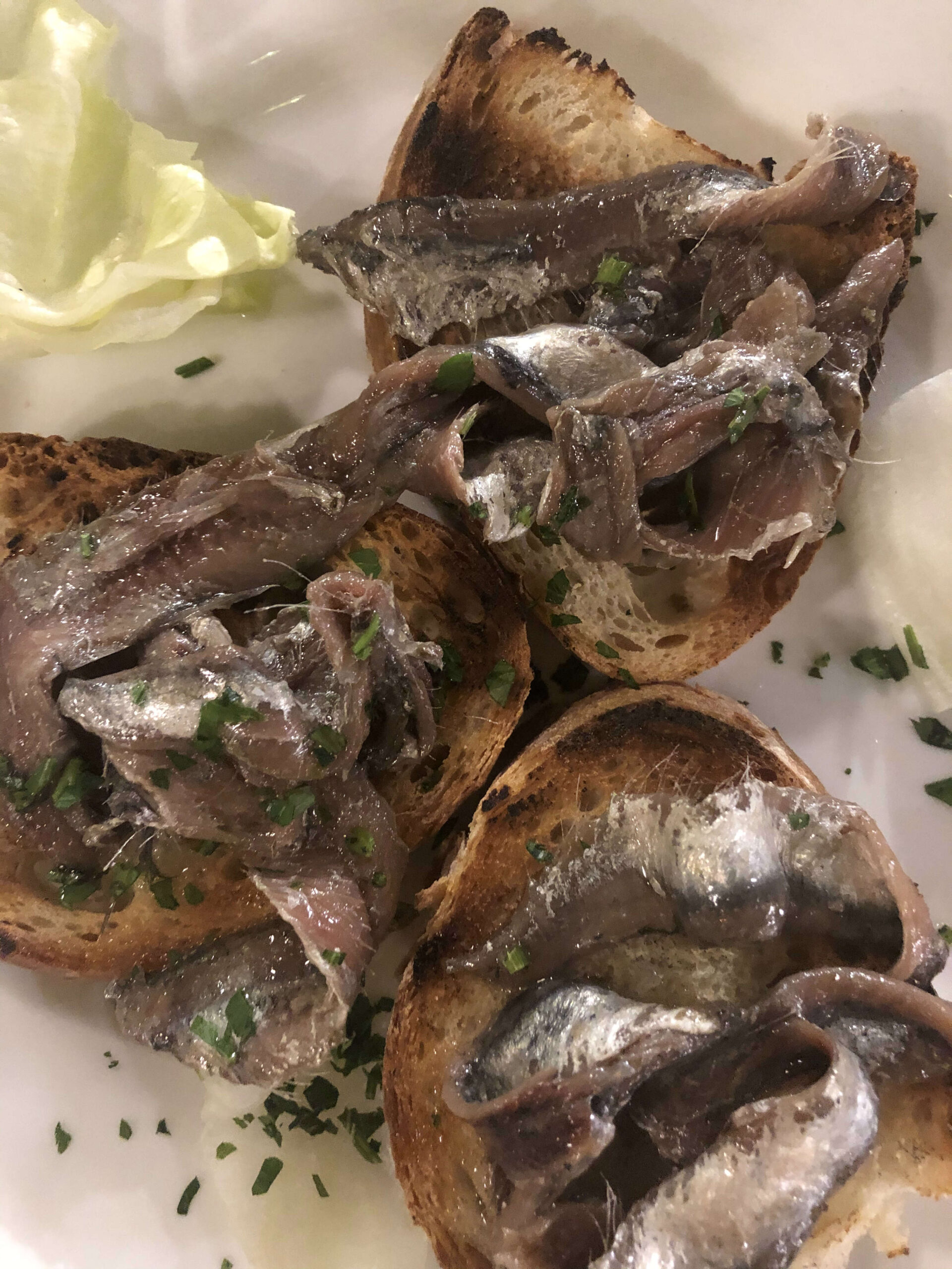 crostoni di alici